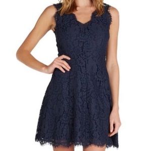 Joie Navy Lace Dress